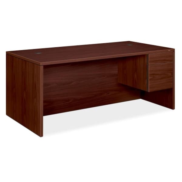 The Hon Co HON10585RNN Right Pedestal Desk 72 in. W x 36 in. D x 29.5 in. H MY H10585R.NN - main